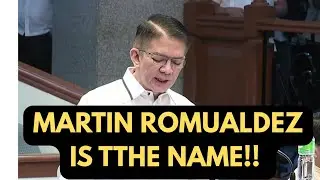 BAKIT KINATATAKUTAN SI ROMUALDEZ, BAKIT MGA SENADOR LANG? 