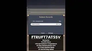 Genshin Impact - Redemption Codes (v3.4 / January 2023) 