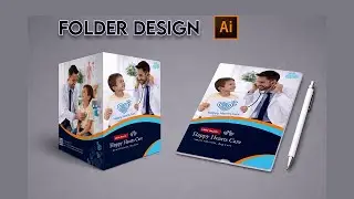 Professional Presentation Folder Design in Illustrator | Step-by-Step Tutorial