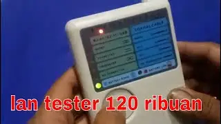 unboxing  lan tester harga120 rb