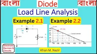 (B)EDC(B) Ex 2.1 & 2.2 || Diode Load Line Analysis