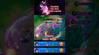GAMEPLAY HERO ZHUXIN..MAGE YANG BISA ANGKAT MUSUH..😄