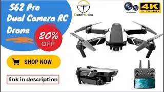 2021 NEW S62 Pro Dual Camera Drone REVIEW