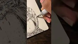 Man eating a donut #artistsoninstagram #artandillustration #illustration #illustrationart #art