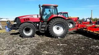 Трактор Case Magnum 310 и Vaderstad Carrier 650