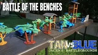 Tan vs. Blue | Plastic Army Men Nerf Wars