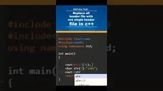 All Header Files Replace One Header File  