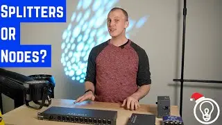 DMX Wiring - When Should You Use Splitters Vs. Nodes?