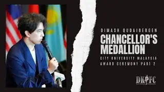 Conferment of City University Malaysia's Chancellor's Medallion On Dimash Qudaibergen Part 2/3