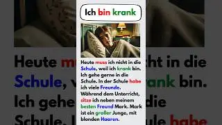 Ich bin krank #deutsch