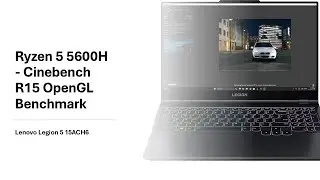 AMD Ryzen 5 5600H - Cinebench R15 OpenGL Benchmark (Lenovo Legion 5 15ACH6)