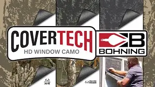 CoverTech HD Hunting Blind Window Camo - Installation Video