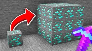 Minecraft but the WORLD is HUGE!