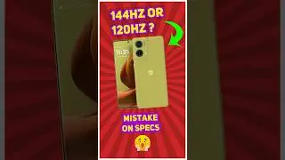 Motorola Mistake On Specs ? #Shorts #YouTubeShorts #Motorola #MotoG85 #Specs