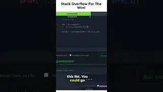 Stack Overflow For the Win! #learnpython #hackerrank #pythontutorialforbeginners