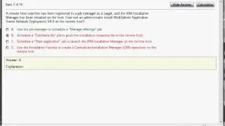 000-317 IBM WebSphere Application Server Network Deployment V8.0, Core Administration