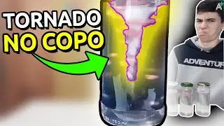A EXPERIÊNCIA mais INÚTIL do mundo???🙃(experiência da tempestade em um copo de água)