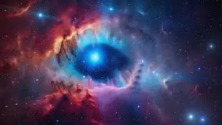 Galaxy Eye of the Universe: See Through the Bottom of Space.