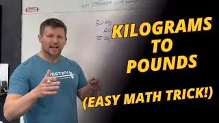Convert Kilograms to Pounds Quick & Easy (Math Trick & Examples)