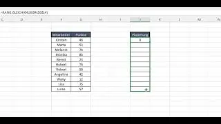 Create a ranking list in Excel with ease - Excel for beginners