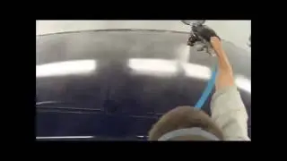 Покраска крыши авто