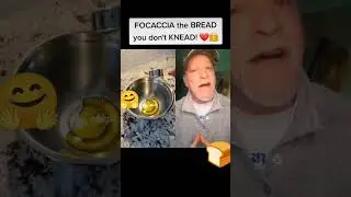Focaccia The BREAD You Don't KNEAD 🤗🔥✌️