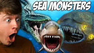 Reacting to the LARGEST Sea Creatures EVER! (Size Comparison)