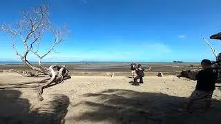 nandansho kata, balulan beach manapla negros occidental kali arnis group part 5 GH010425
