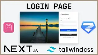 Next.js Login Page Tutorial | Tailwind, React Hook Form & Zod | Part I