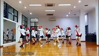 Grease EZ Line Dance||Demo by Tayuka Karamoy & Puri Bugar Dance Class