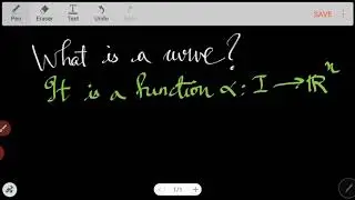 A simple math lecture video using AZ Screen Recorder