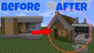Minecraft: How to Remodel a Village Blacksmith -- Part 1