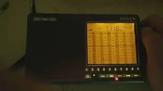 Быстренькое сканирование 40 и 80 метров, и немного хулиганов. VEF-206 и Degen DE1103 DSP