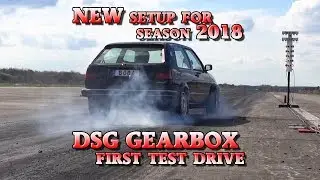 VW Golf Mk2 DSG 4Motion TTT Finsterwalde Mai 2018 First run