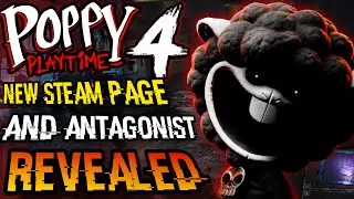 The New Chapter 4 Steam Page is Out NOW Along with the new ANTAGONIST & MORE - [Poppy Playtime News]