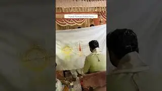 Srinivasa namalu #adduthera #fabricpainting #artshorts #art #weddinginspiration #wedding