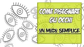 come disegnare gli occhi facile direttamente sul tuo disegno