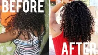Tips For Transitioning + Training Natural Hair To Curl