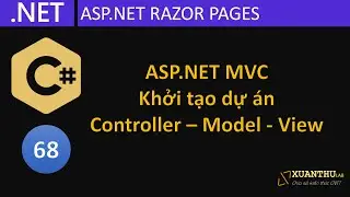 CS68 (Lập trình ASP.NET MVC 01) Tạo dự án ứng dụng web mô hình MVC, tìm hiểu Controller, View, Model