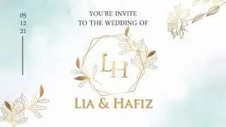 undangan digital Lia & Hafiz 💕💕 || I Love You 3000 - (Stephanie Poetri)