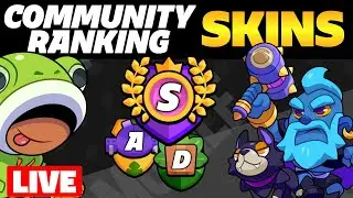 First Community Skin Ranking! | later Squad League Grind |Squad Busters