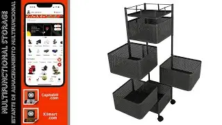 Kitchen multifunctional storage rack / Estante de almacenamiento multifuncional para cocina.