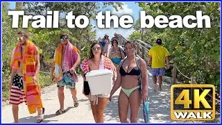【4K】WALK FLORIDA USA 4k video SANIBEL Island Travel vlog HDR