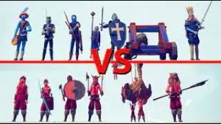 Vikings Faction VS Medieval Faction | Totally Accurate Battle Simulator