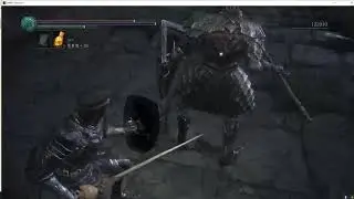 fixed halberd black knight