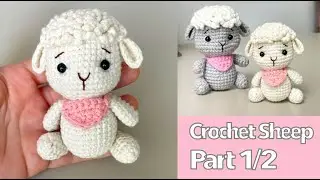 [Part 1/2] Crochet Sheep for Beginner Amugurumi DIY Gift