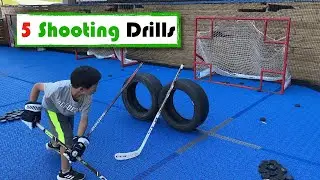 5 Dryland Hockey Shooting Drills - 8 years old