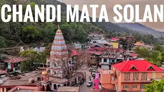 चंडी माता शक्तिपीठ सोलन 🙏 |first drone shot| dji mini 4 pro 🔥