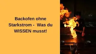 Backofen ohne starkstrom