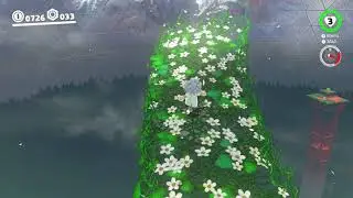 Super Mario Odyssey - Wooded Kingdom Moon #51: Swing Around Secret Flower Field